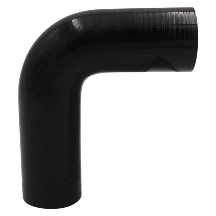 GASO 90 Degree Standard Elbow 1.5" (38mm) Silicone Hose Black