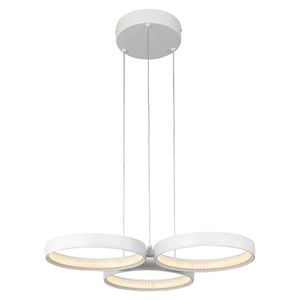 Cougar Lighting Olympus LED Pendant Light White 3lt