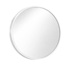 Barelli 800 x 800mm White Signature High Specification Fiora Round Framed Mirror