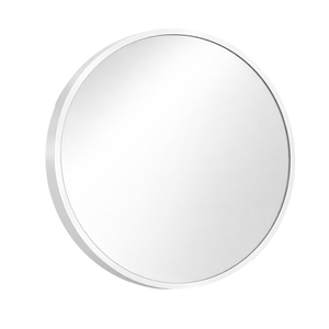 Barelli 800 x 800mm White Signature High Specification Fiora Round Framed Mirror