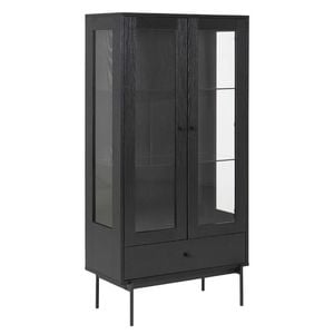Modern Furniture KREMAN Display Unit 152x75cm - Black