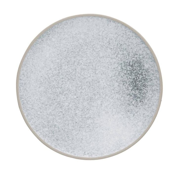 Olympia Anello Stone Raw Edge Plates Grey Stoneware 255mm Pack of 4