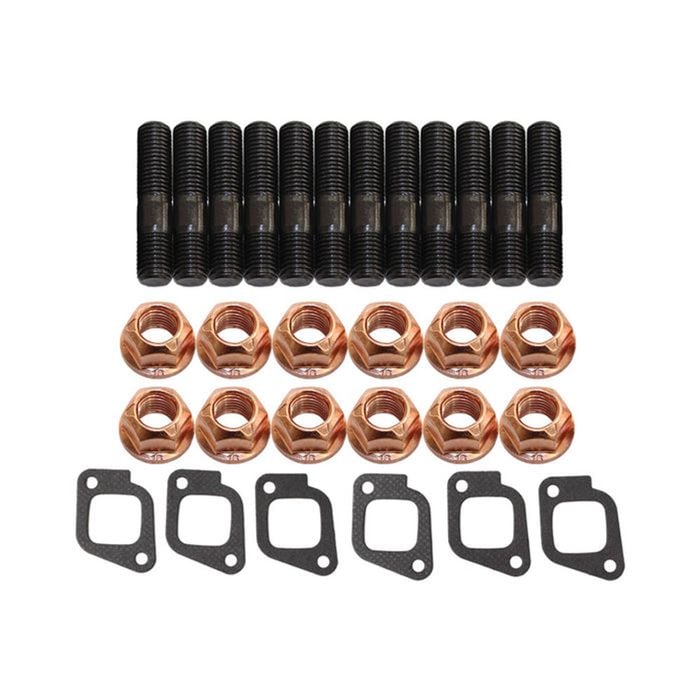 Permaseal Exhaust Manifold Installation Stud & Gasket Kit For Nissan Patrol Gq Y60 Td42 4.2l