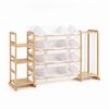Keezi 3-in-1 Kids Toy Storage Organiser with 12 Bins, Shelves & Animal Storage