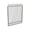 ProtectorAl 0800 - 1200 mm W x 1500 mm H Pale Eucalypt Aluminium Pool Gate Loop & Spear with Mid Rail