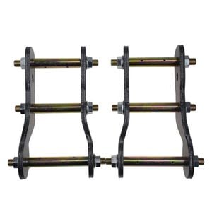 Machter Autoparts 2" Lift Rear Extended Greasable Shackles Fit For Mitsubishi Triton L200 ML MN 2006-2015