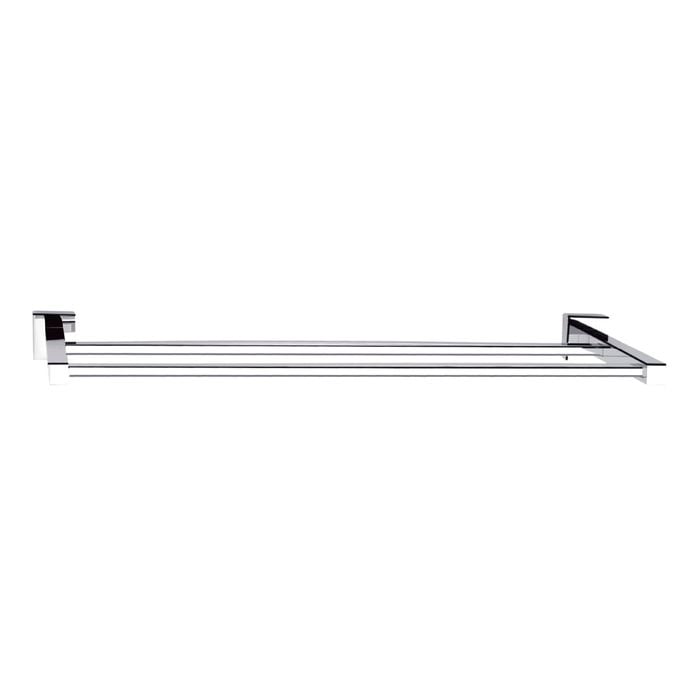 Mondella 620mm Chrome Rococo Double Towel Rail