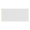 Attica 1500 x 750mm Brushed Gold Metal Framed Porta LED Mirror