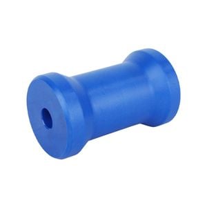 Sunrise Nylon Roller Keel Roller 4 1/2" 17mm Bore Blue - Brn105