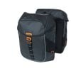 Basil Miles Tarpaulin Double Bag Black Orange 34l Black/orange