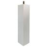 Adoored 53 x 53 x 250mm White Square Pine Furniture Leg