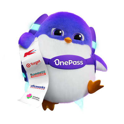 New logo for OnePass of our Onesie receipt image