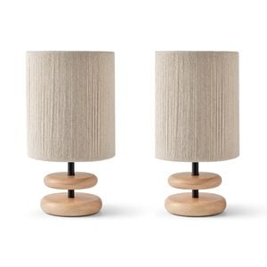 Sherwood Set of 2 Isle Wood Table Lamp