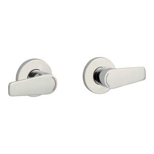 evekare Brushed Nickel 1/4 Turn Extended Lever Wall Top Assembly