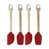 2x 2pc Kitchenaid Mini Birchwood Kitchen Spatula Tool Set Empire Red