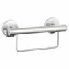 evekare 300mm Stainless Steel Towel Rail With Grab Rail