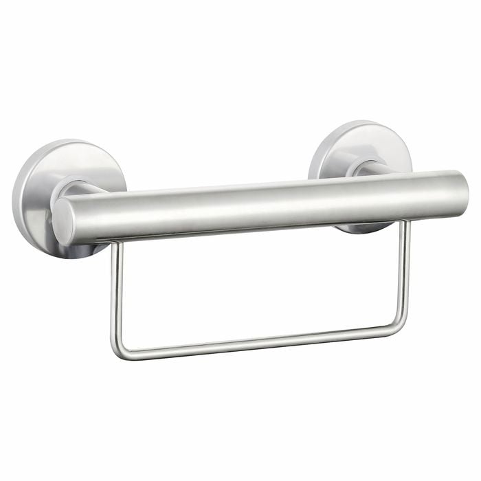 evekare 300mm Stainless Steel Towel Rail With Grab Rail