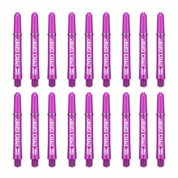 18pc Target Pro Grip Nylon Shaft/dart Stem Replacement Accessory Short Purple