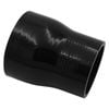 GASO Straight Reducer 3" to 2.5" (76-63mm) Silicone Hose Black
