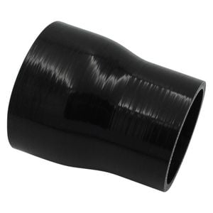 GASO Straight Reducer 3" to 2.5" (76-63mm) Silicone Hose Black