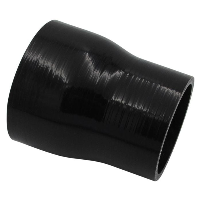 GASO Straight Reducer 3" to 2.5" (76-63mm) Silicone Hose Black