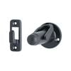 Miles Nelson Black Door Stop with Latch