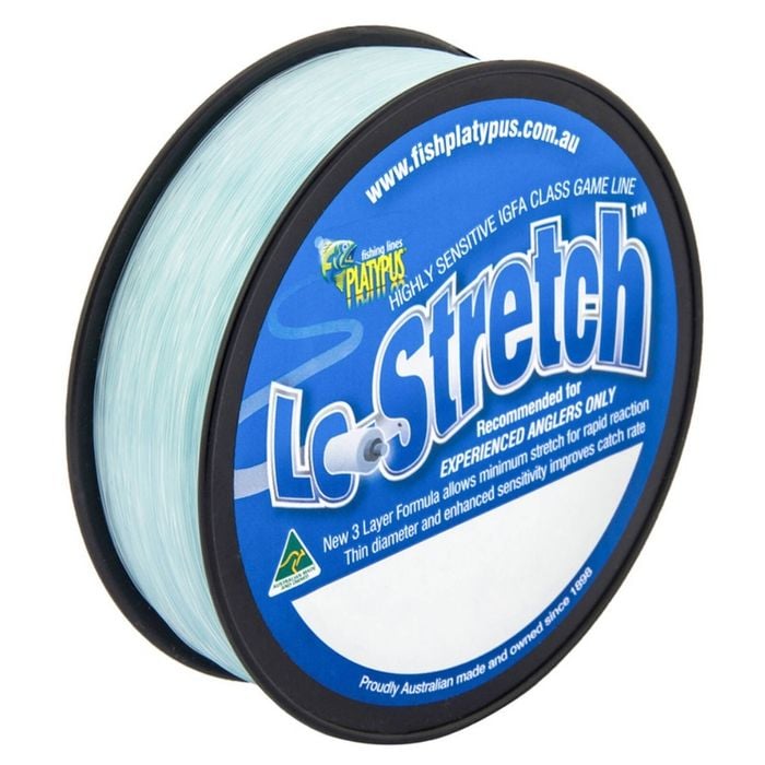 Platypus Lo-Stretch Mono Fishing Line Blue 300m 6kg