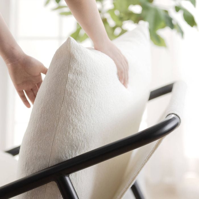 Ada sling accent chair Boucle - Bunnings Australia