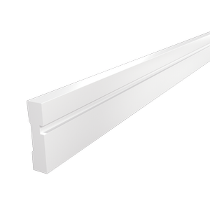 66 x 18mm 5.4m White Primed FJ Modern Pine Moulding