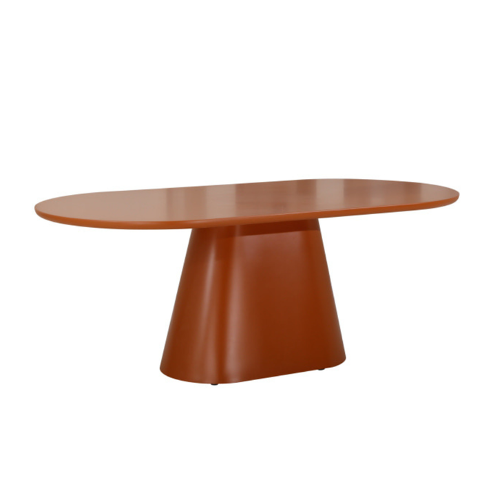 Raimon Furniture Kylen Modern Rectangular Wooden Kitchen Dining Table 200cm Citrus