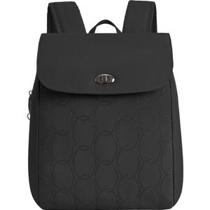 Travelon Runways Anti-Theft Compact Backpack in Black