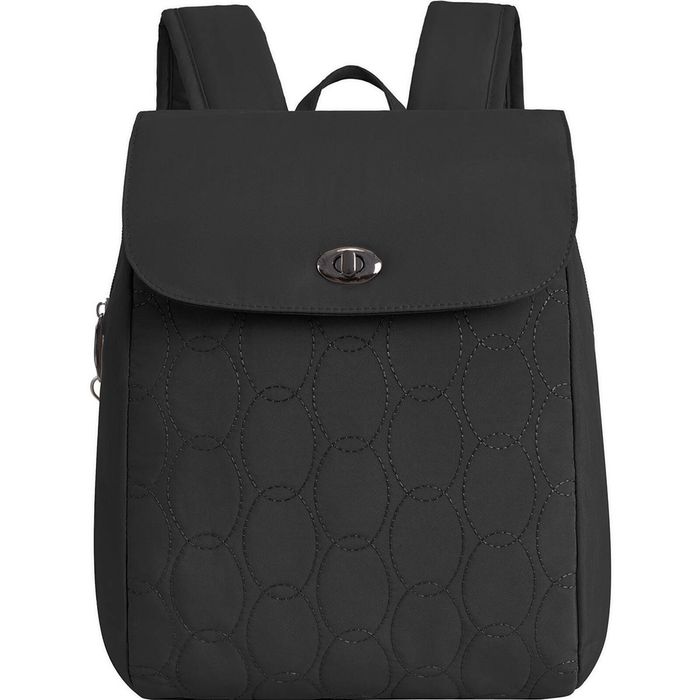 Travelon Runways Anti-Theft Compact Backpack in Black