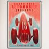 Galrie 1947 Grand Prix Automobile Lausanne Vintage Racing Poster - Nostalgic Art, Black Frame, A3 30 x 42cm (12 x 16inch)