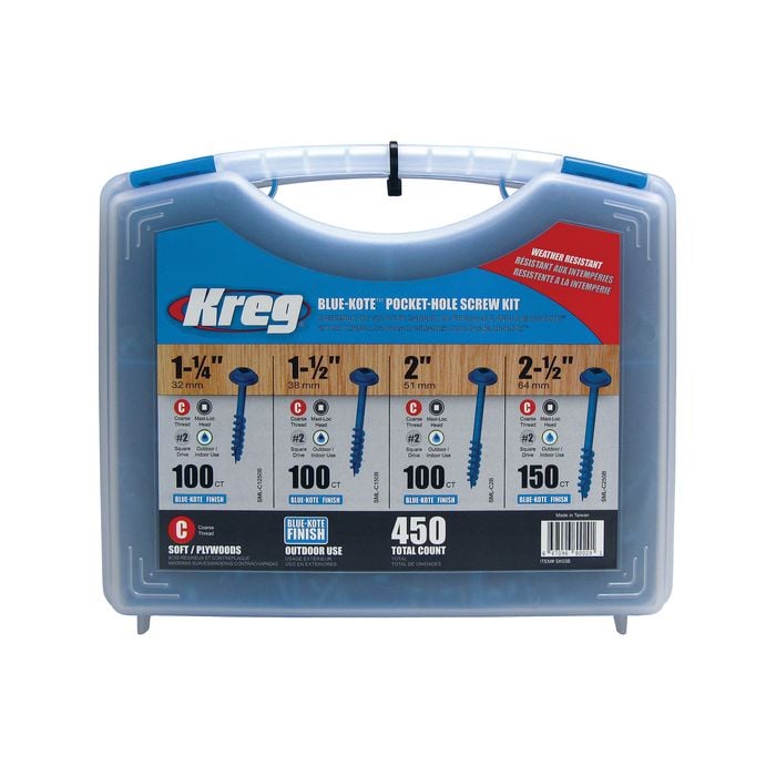 Kreg Blue-Kote™ Pocket-Hole Screw Kit