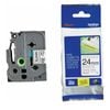 Brother 24mm Black White Tape Strong Adhesive Tze Tape