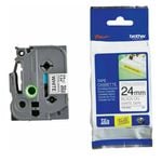 Brother 24MM Black White Tape Strong Adhesive TZE Tape - Label Printer Consumables
