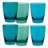 6pc Ocean Lively Moment Glass Coloured 365ml
