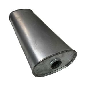 Redback 2" Performance Muffler Centre/centre - 8" X 5" Oval, 23" Long, Aluminised Steel