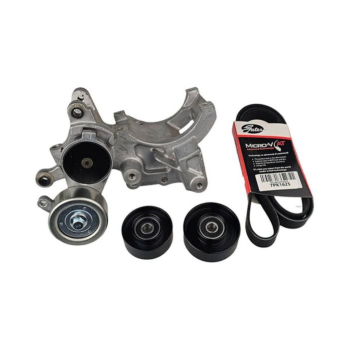 Drive Belt + Tensioner + 2 EP For Toyota Prado KDJ150 KDJ155 1KD-FTV 1KDFTV