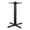 Bolero Cast Iron Table Base Step Square Black 720x425x425mm Commercial Restaurant Furniture