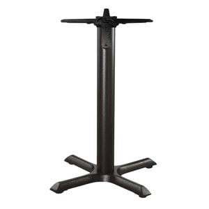 Bolero Cast Iron Table Base Step Square Black 720x425x425mm Commercial Restaurant Furniture