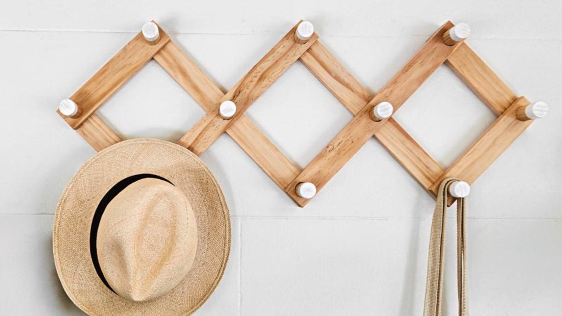 Hat rack.