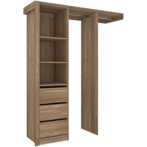 Lugna 1500 - 1800mm Cove Pack 2 Opening Built In Wardrobe Package