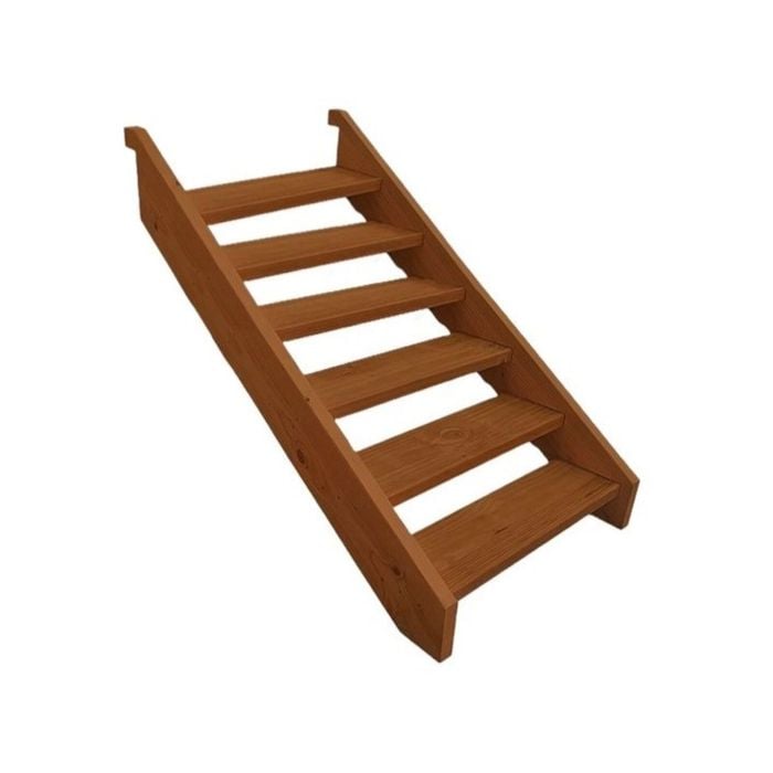 1200mm Stair Kit Merbau 6 Tread
