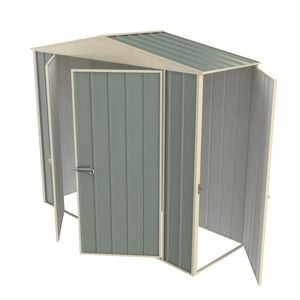 Build-a-Shed  2.3 x 0.8 x 2.3m Gable Single Hinged Side Door Shed - Green