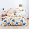 3D Blue Flower 132 Bed Pillowcases Quilt King Size