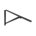 Carinya 350 x 300mm Black Light Stayed Bracket