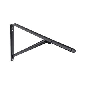 Carinya 350 x 300mm Black Light Stayed Bracket