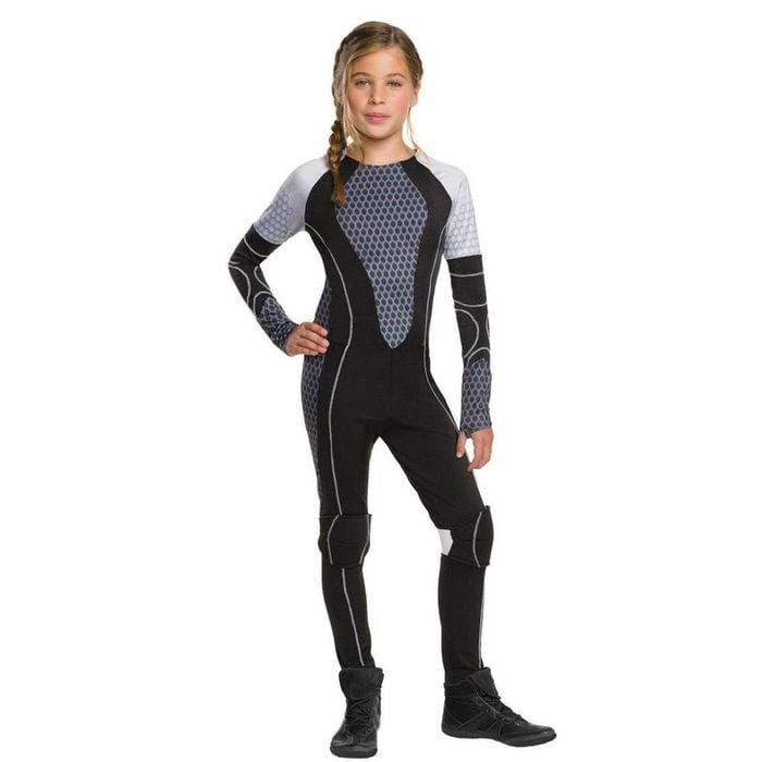 Katniss The Hunger Games Costume with Armor Jumpsuit for Book Week, 5-7-YRS