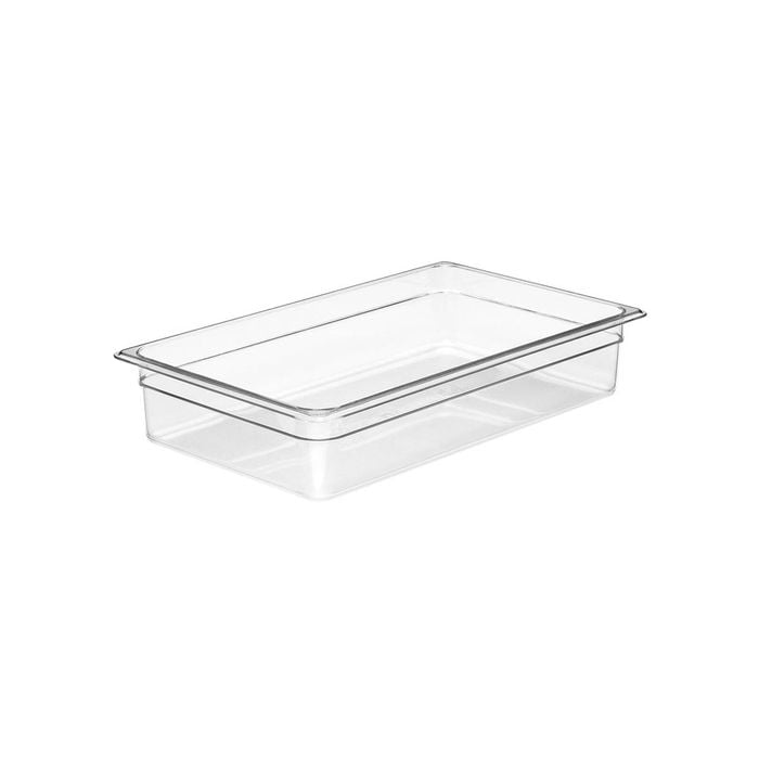 Cambro 1/2 Size Food Pan Polycarbonate Clear 325x530x100mm / 13Lt